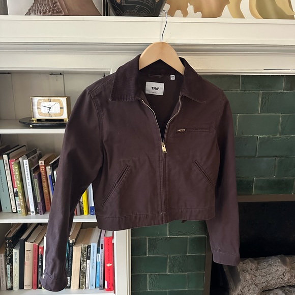 TNA Barkley Workwear Jacket in Rich Mocha Brown - Picture 5 of 8